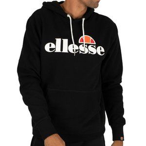 ELLESSE MENS BLACK HOODY SIZE XL BRAND NEW